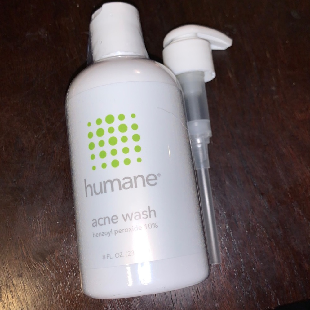 Humane acne wash